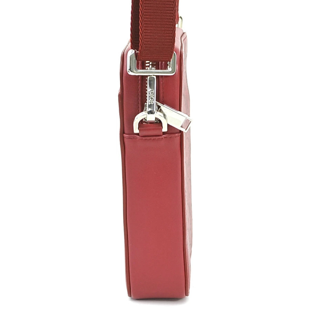Dior shoulder Christian  red crossbody leather bag Red